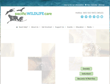 Tablet Screenshot of pacificwildlifecare.org